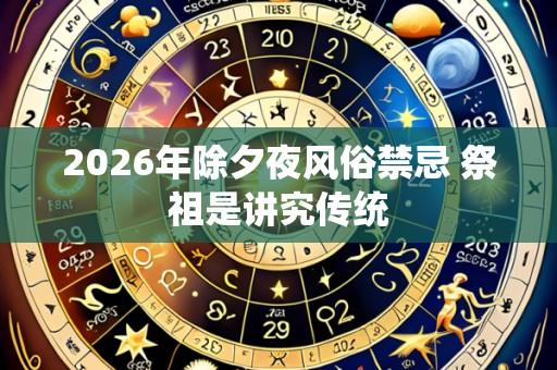 2026年除夕夜风俗禁忌 祭祖是讲究传统