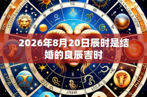 2026年8月20日辰时是结婚的良辰吉时