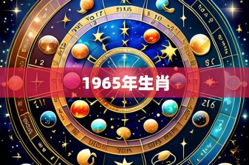 1965年生肖