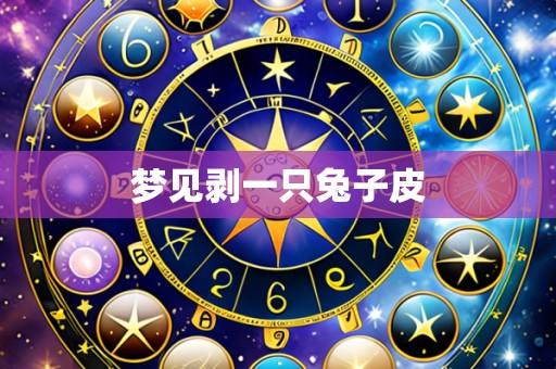 梦见剥一只兔子皮