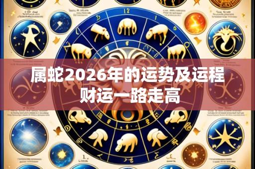 属蛇2026年的运势及运程 财运一路走高