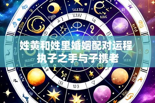 姓黄和姓里婚姻配对运程 执子之手与子携老