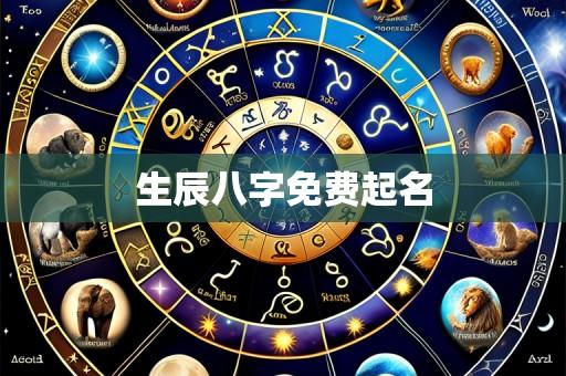 生辰八字免费起名