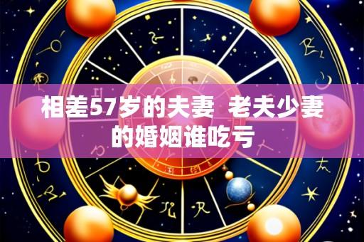 相差57岁的夫妻  老夫少妻的婚姻谁吃亏