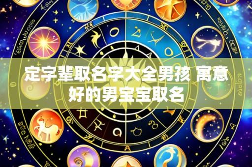 定字辈取名字大全男孩 寓意好的男宝宝取名
