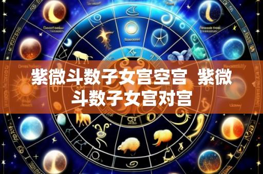 紫微斗数子女宫空宫 紫微斗数子女宫对宫