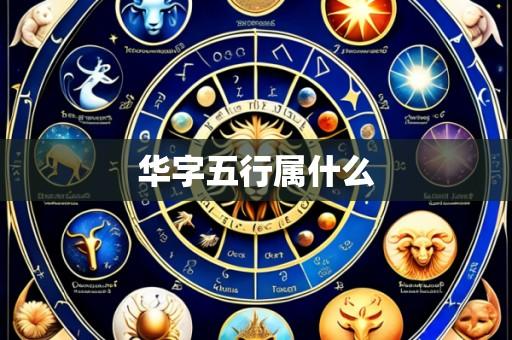 华字五行属什么