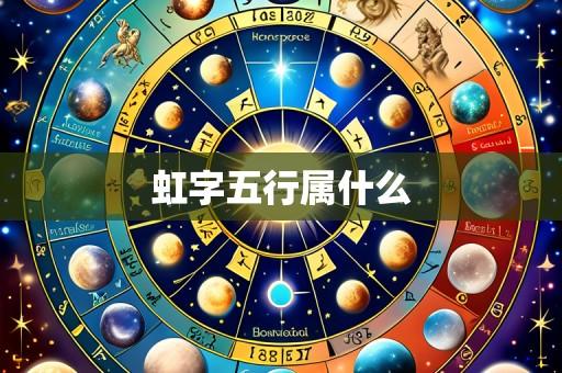 虹字五行属什么
