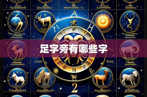 足字旁有哪些字