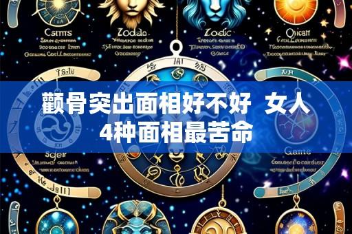 颧骨突出面相好不好  女人4种面相最苦命