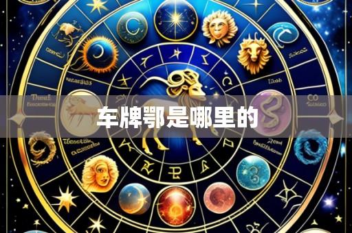 车牌鄂是哪里的