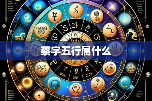 蔡字五行属什么