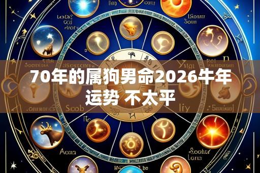 70年的属狗男命2026牛年运势 不太平