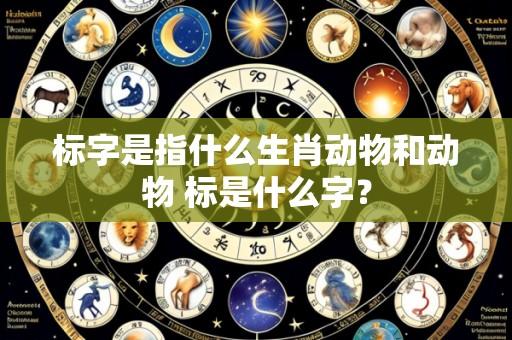 标字是指什么生肖动物和动物 标是什么字?