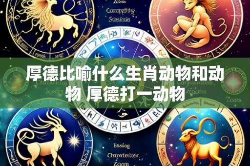 厚德比喻什么生肖动物和动物 厚德打一动物