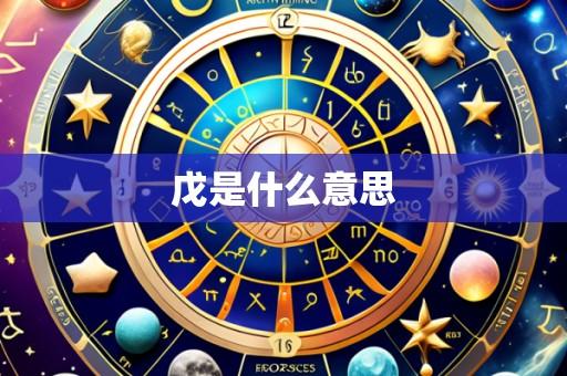 戊是什么意思