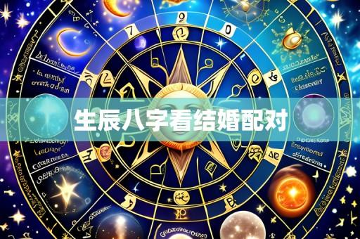 生辰八字看结婚配对