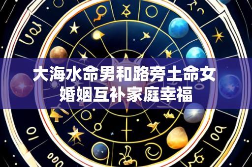 大海水命男和路旁土命女 婚姻互补家庭幸福