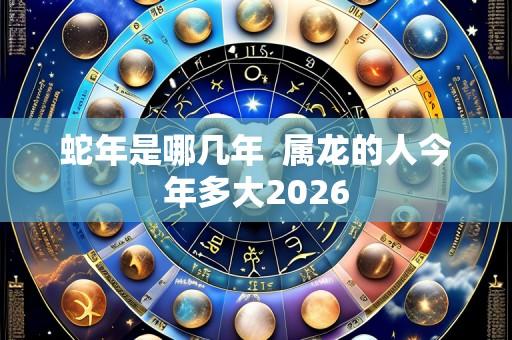 蛇年是哪几年  属龙的人今年多大2026