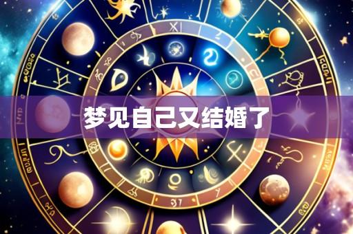 梦见自己又结婚了