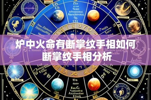 炉中火命有断掌纹手相如何 断掌纹手相分析