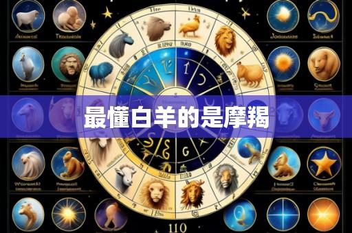 最懂白羊的是摩羯