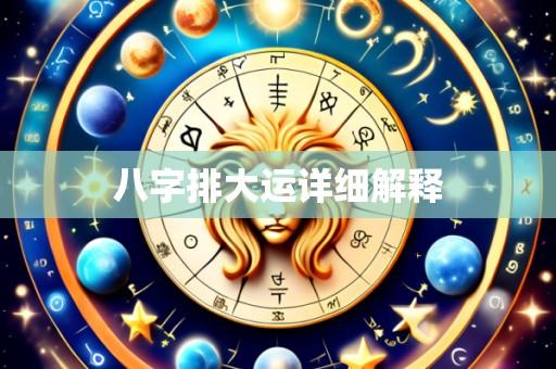 八字排大运详细解释