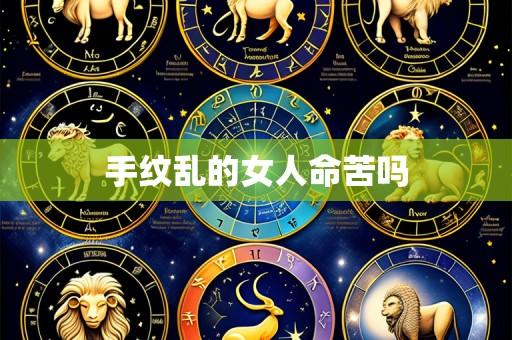 手纹乱的女人命苦吗