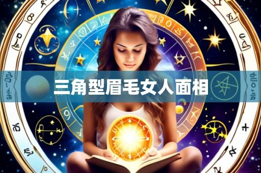 三角型眉毛女人面相