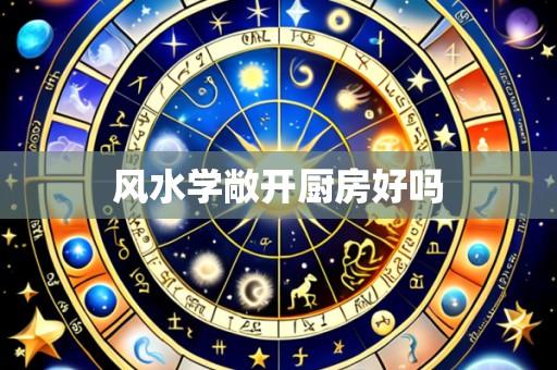 风水学敞开厨房好吗