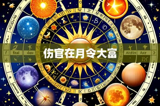 伤官在月令大富