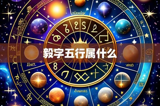 毅字五行属什么