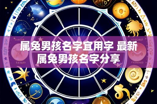 属兔男孩名字宜用字 最新属兔男孩名字分享
