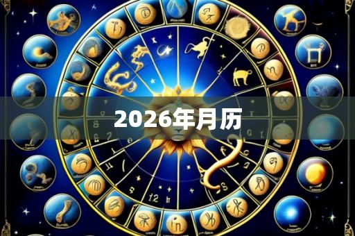 2026年月历