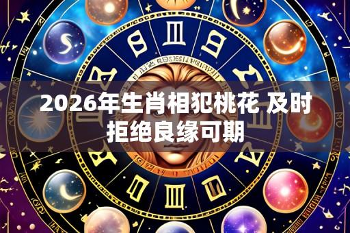 2026年生肖相犯桃花 及时拒绝良缘可期