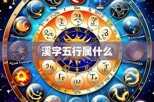 溪字五行属什么