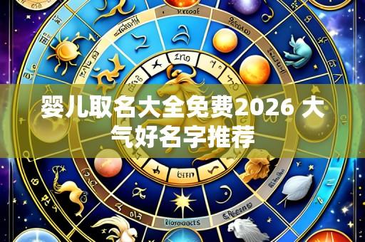 婴儿取名大全免费2026 大气好名字推荐