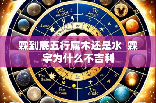 霖到底五行属木还是水  霖字为什么不吉利