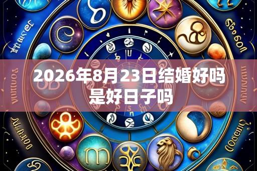 2026年8月23日结婚好吗 是好日子吗