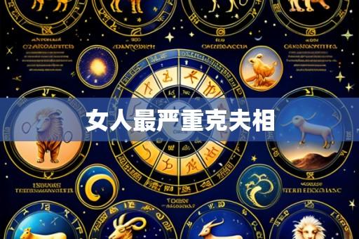 女人最严重克夫相