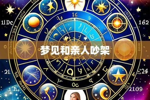 梦见和亲人吵架