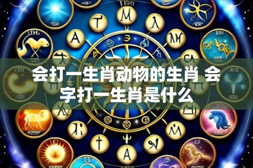 会打一生肖动物的生肖 会字打一生肖是什么
