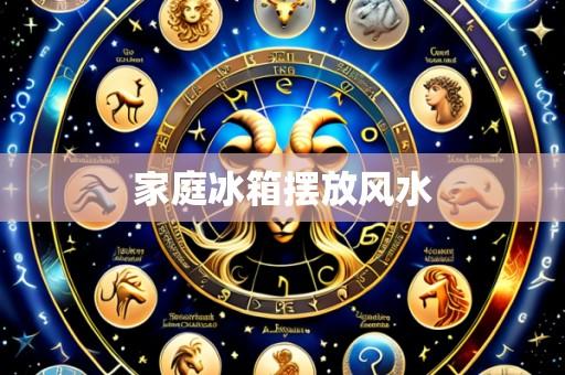 家庭冰箱摆放风水