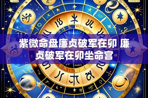 紫微命盘廉贞破军在卯 廉贞破军在卯坐命宫