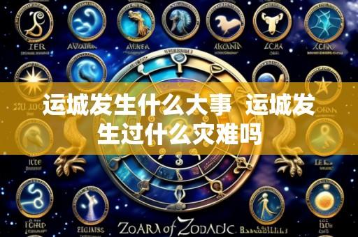 运城发生什么大事  运城发生过什么灾难吗