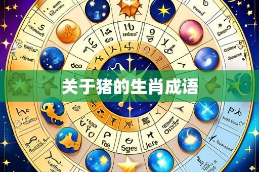 关于猪的生肖成语