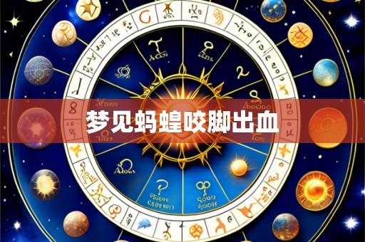 梦见蚂蝗咬脚出血