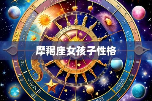 摩羯座女孩子性格