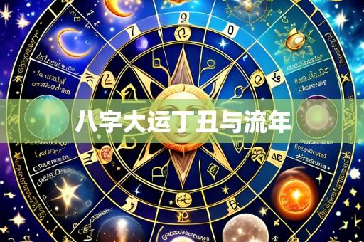 八字大运丁丑与流年