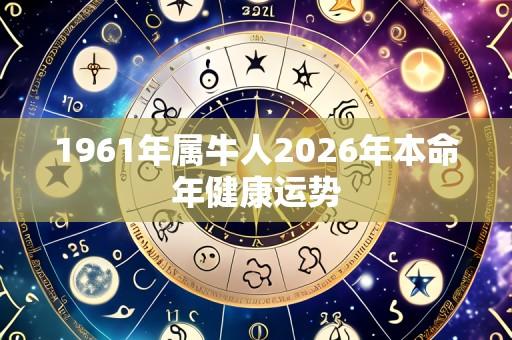 1961年属牛人2026年本命年健康运势